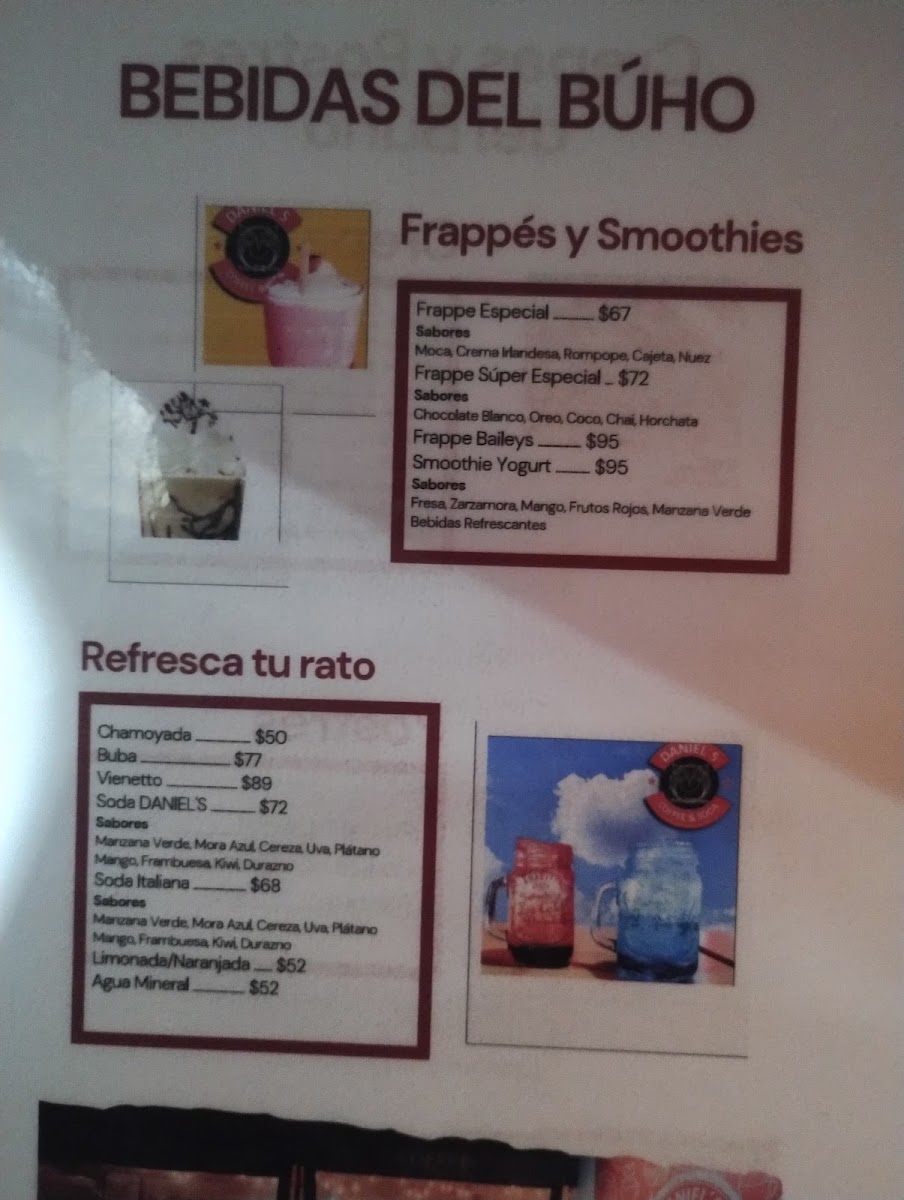 Cafeteria Daniels Menu - Image 3